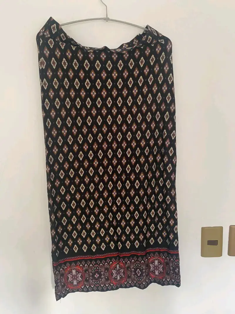 Falda larga estampada bohemia Umbrale - 2