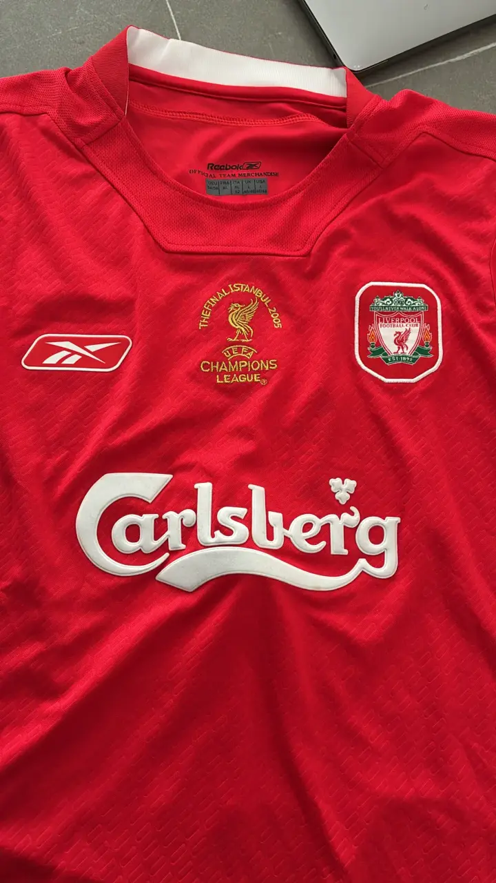Camiseta Liverpool Champions League 2005. - 1