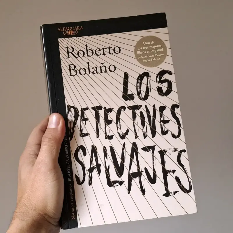 Libro 'Los Detectives Salvajes' de Roberto Bolaño