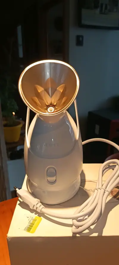 Vaporizador facial Vesper blanco compacto - miniatura 1