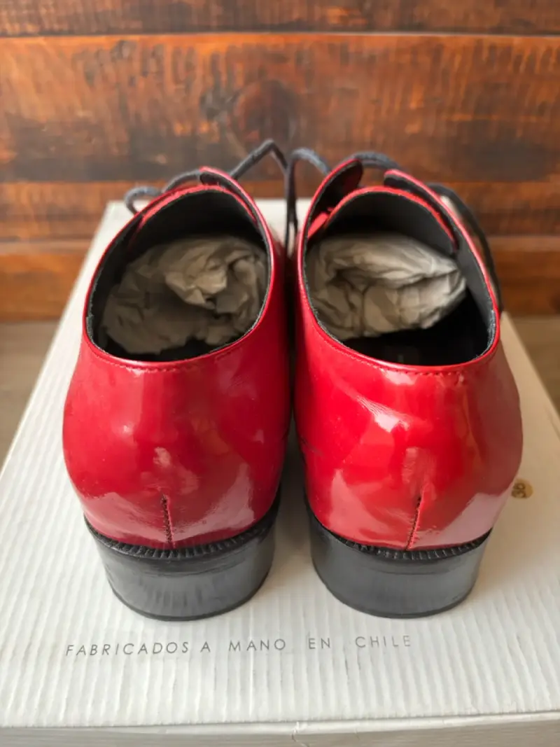 Zapatos de cuero rojo Nalca (Modelo Mujer) - 2
