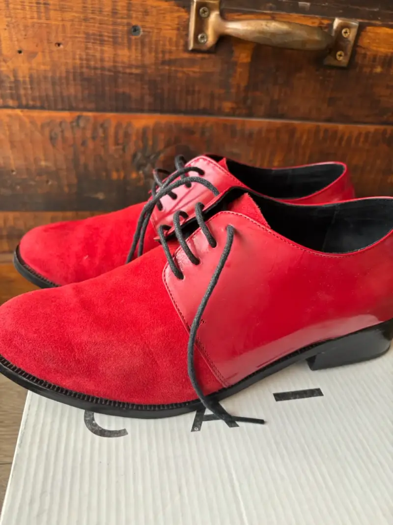 Zapatos de cuero rojo Nalca (Modelo Mujer) - 3