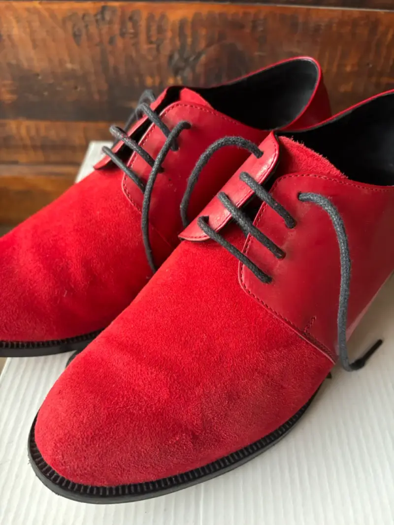 Zapatos de cuero rojo Nalca (Modelo Mujer) - 4