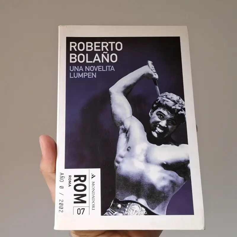 Libro 'Una novelita lumpen' de Roberto Bolaño