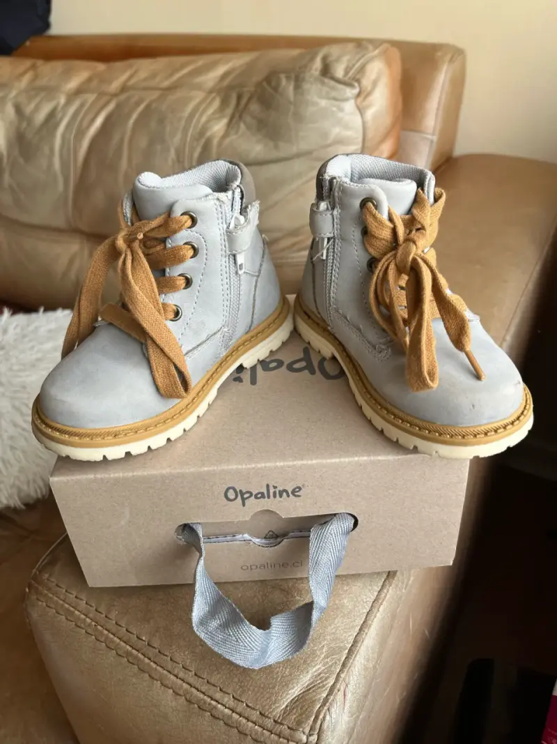 Botines infantiles Opaline gris claro - 2