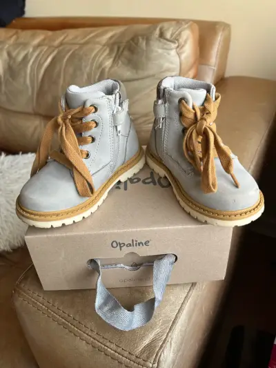 Botines infantiles Opaline gris claro - miniatura 2
