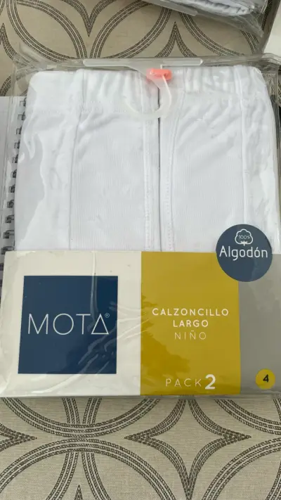 Pack de 2 calzoncillos largos niño Mota - miniatura 1