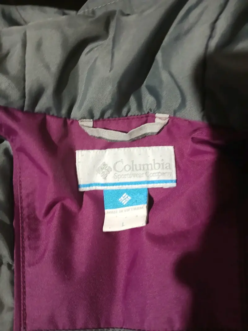 Chaqueta impermeable Columbia morada para mujer - 2