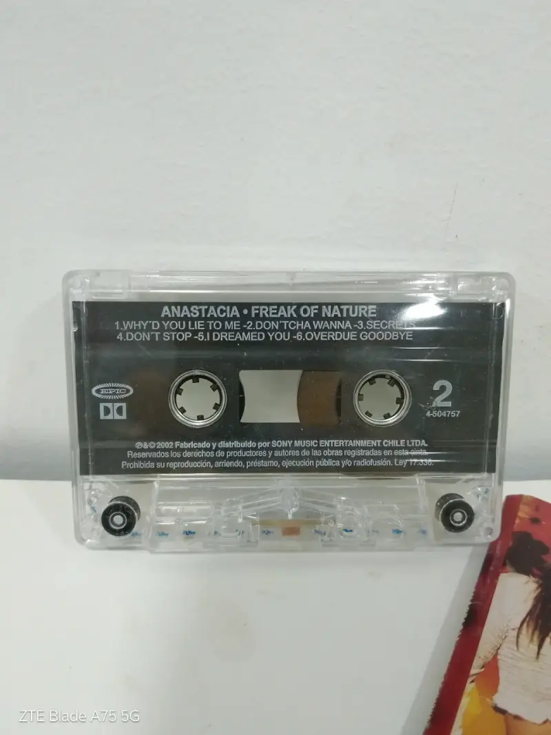 Cassette Anastacia Freak of Nature año 2000 - 2