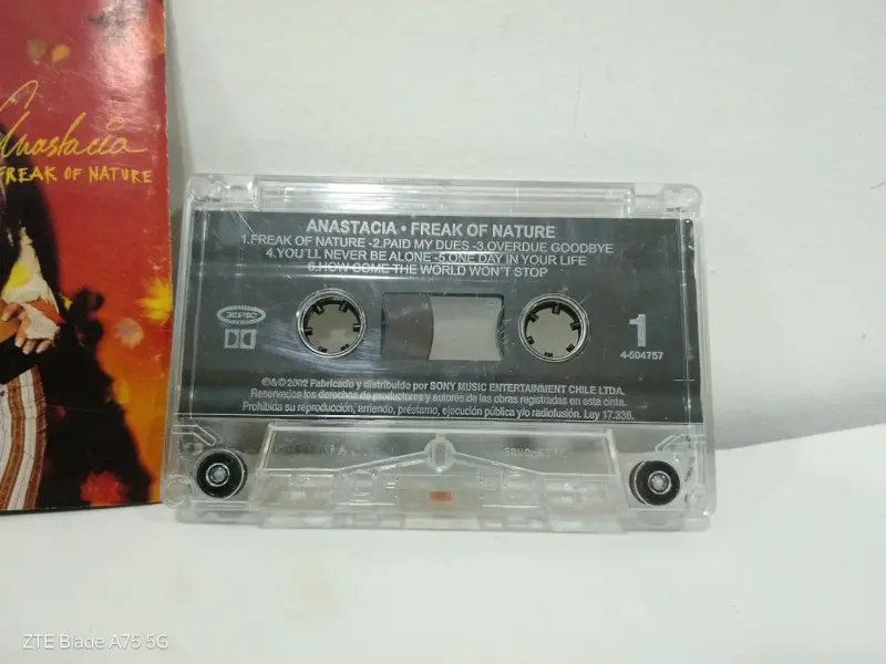 Cassette Anastacia Freak of Nature año 2000 - 4