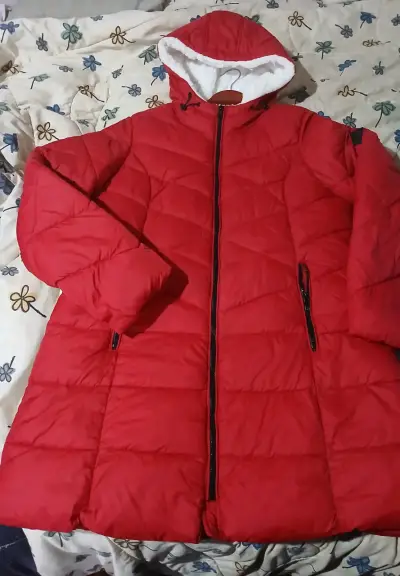 Chaqueta acolchada roja unisex - miniatura 2