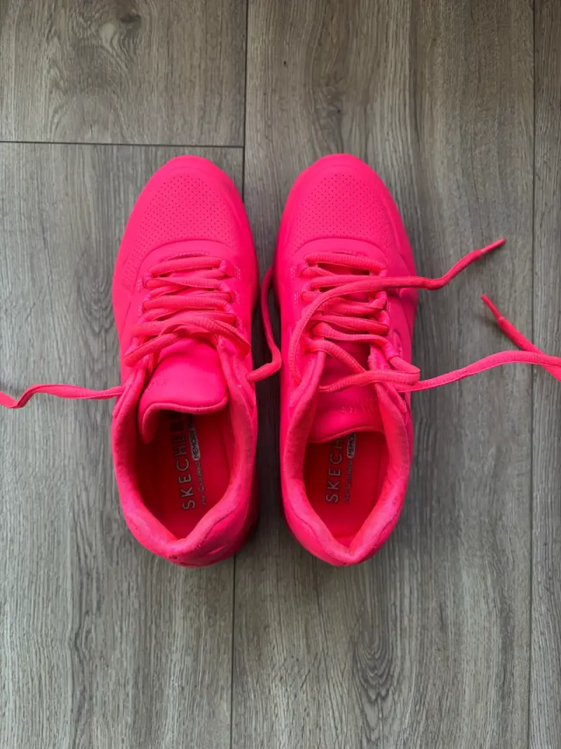 Zapatillas Skechers, color Coral/sandia para mujer - 5