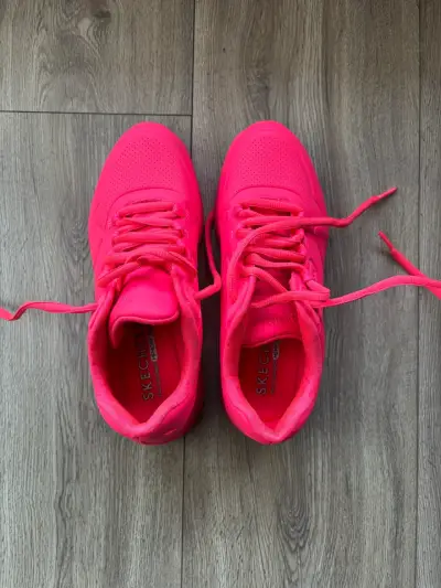 Zapatillas Skechers, color Coral/sandia para mujer - miniatura 5