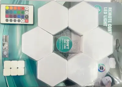 Luces LED hexagonales con control remoto - miniatura 1