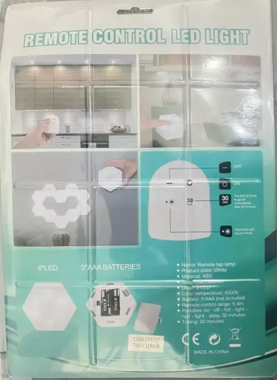 Luces LED hexagonales con control remoto - miniatura 2