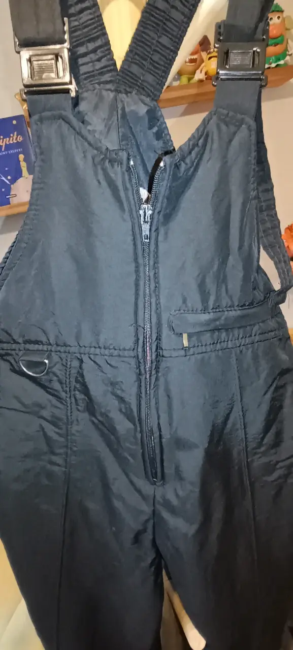 Overol negro de invierno para mujer - 2