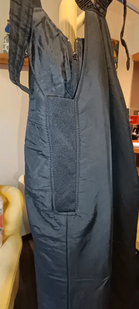 Overol negro de invierno para mujer - 3