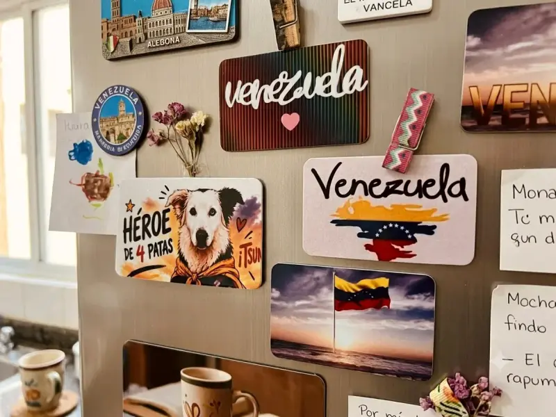 Set de imanes decorativos de Venezuela