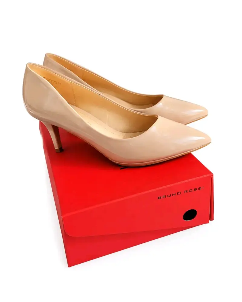 Zapatos de tacón palo rosa Bruno Rossi