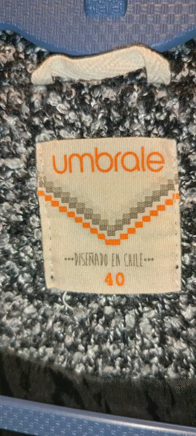 Abrigo Umbrale negro/gris con capucha - miniatura 6