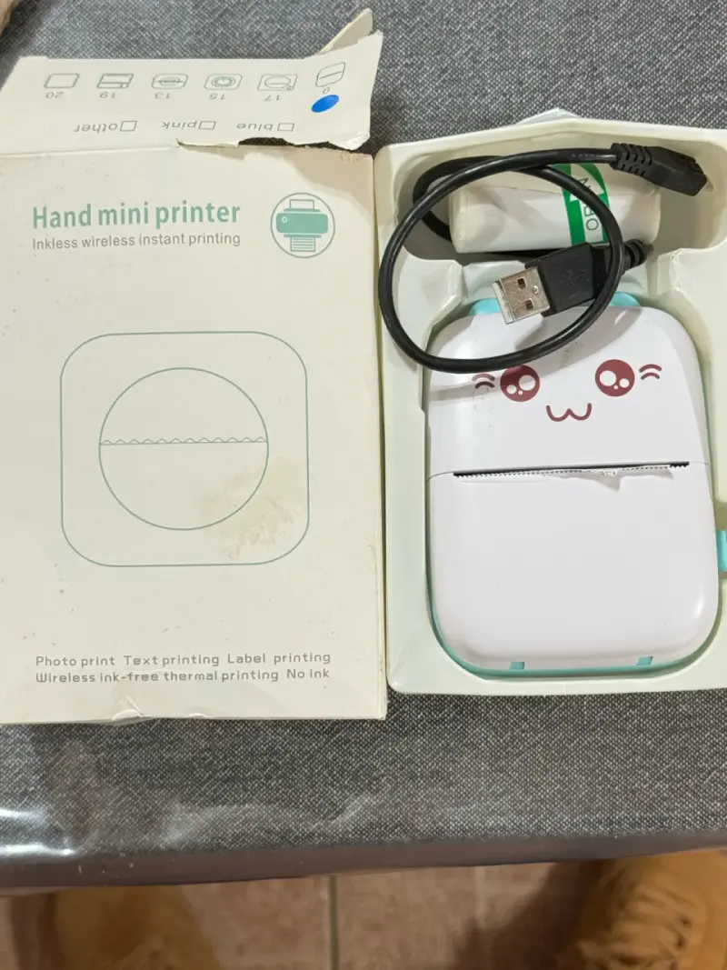 Mini impresora portátil inalámbrica sin tinta