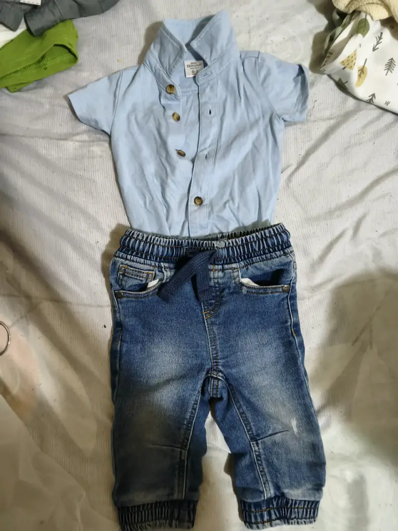 Conjunto infantil camisa y jeans
