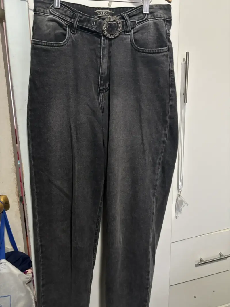 Jeans negros Wados con cinturón - 2