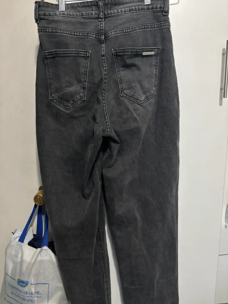 Jeans negros Wados con cinturón - 3