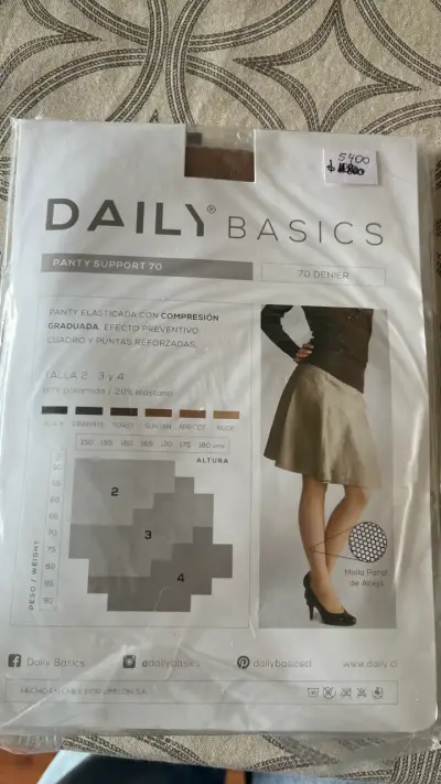 Panty compresión 70 denier Daily Basics - miniatura 2