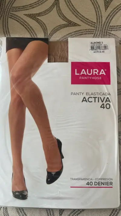 Panty elástica Laura Activa 40 denier - miniatura 1