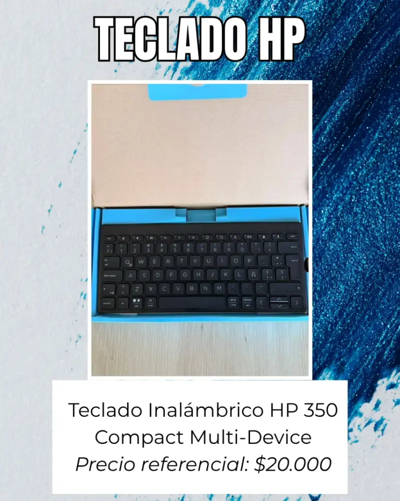 Teclado inalámbrico HP 350 compacto