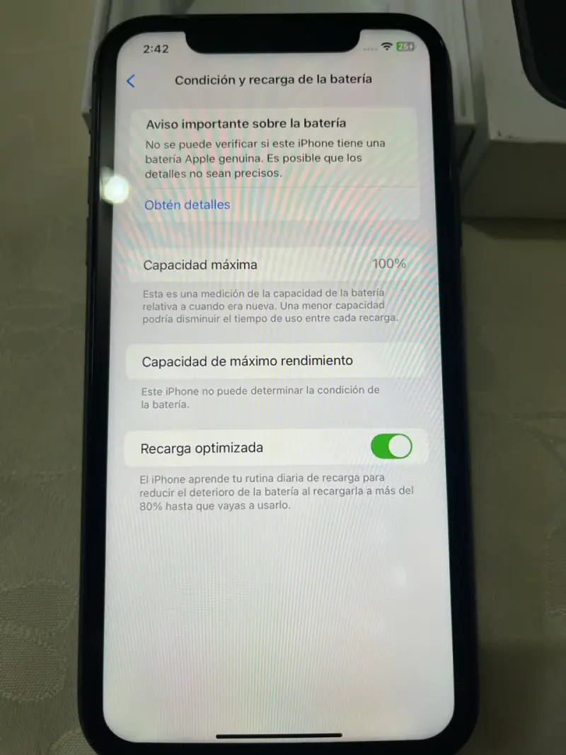 iPhone11 64GB cable original + carcasa - 5