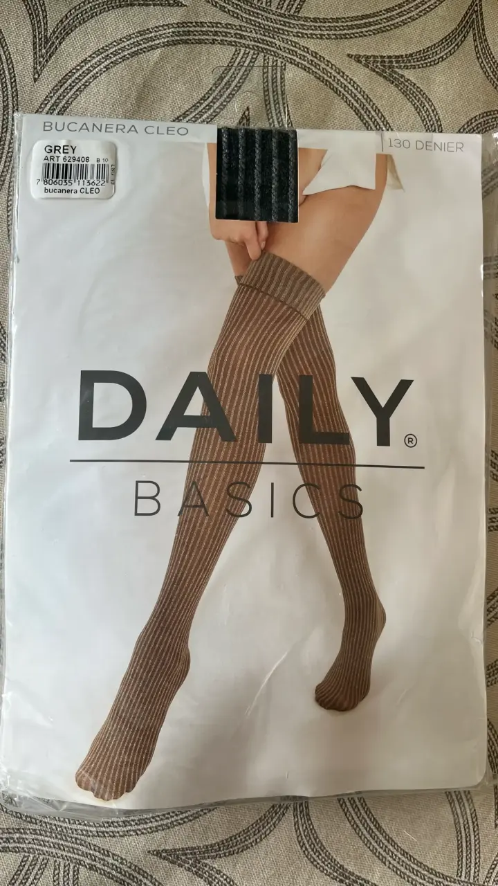 Medias bucaneras Cleo gris Daily Basics
