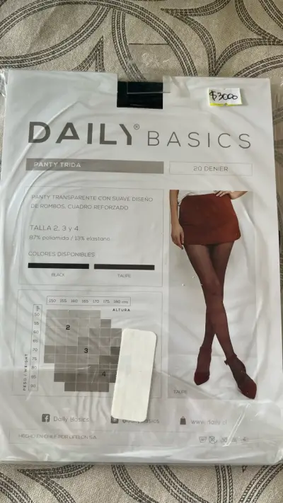 Panty Daily Basics Trida negro 20 denier - miniatura 2