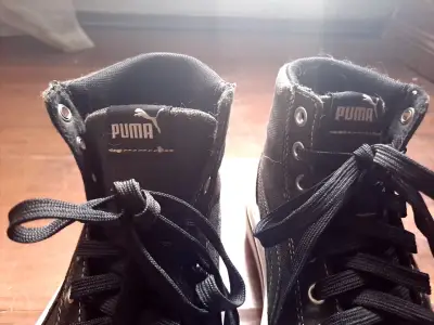 Zapatillas altas negras Puma unisex - miniatura 2