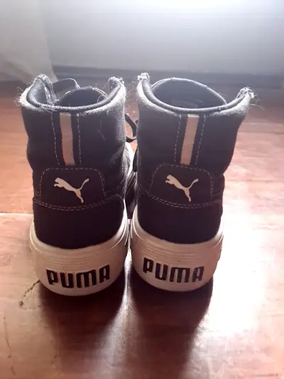 Zapatillas altas negras Puma unisex - miniatura 3