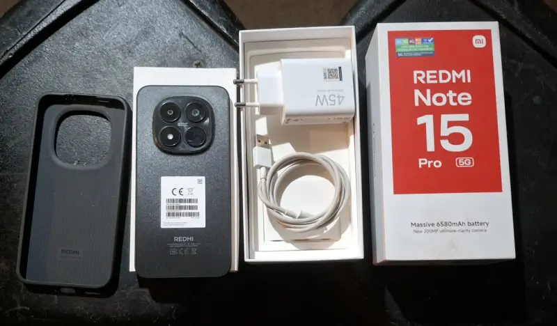 Xiaomi Redmi Note 15 Pro 5G con cargador - 1
