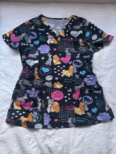 Uniforme clínico estampada de perros - miniatura 1