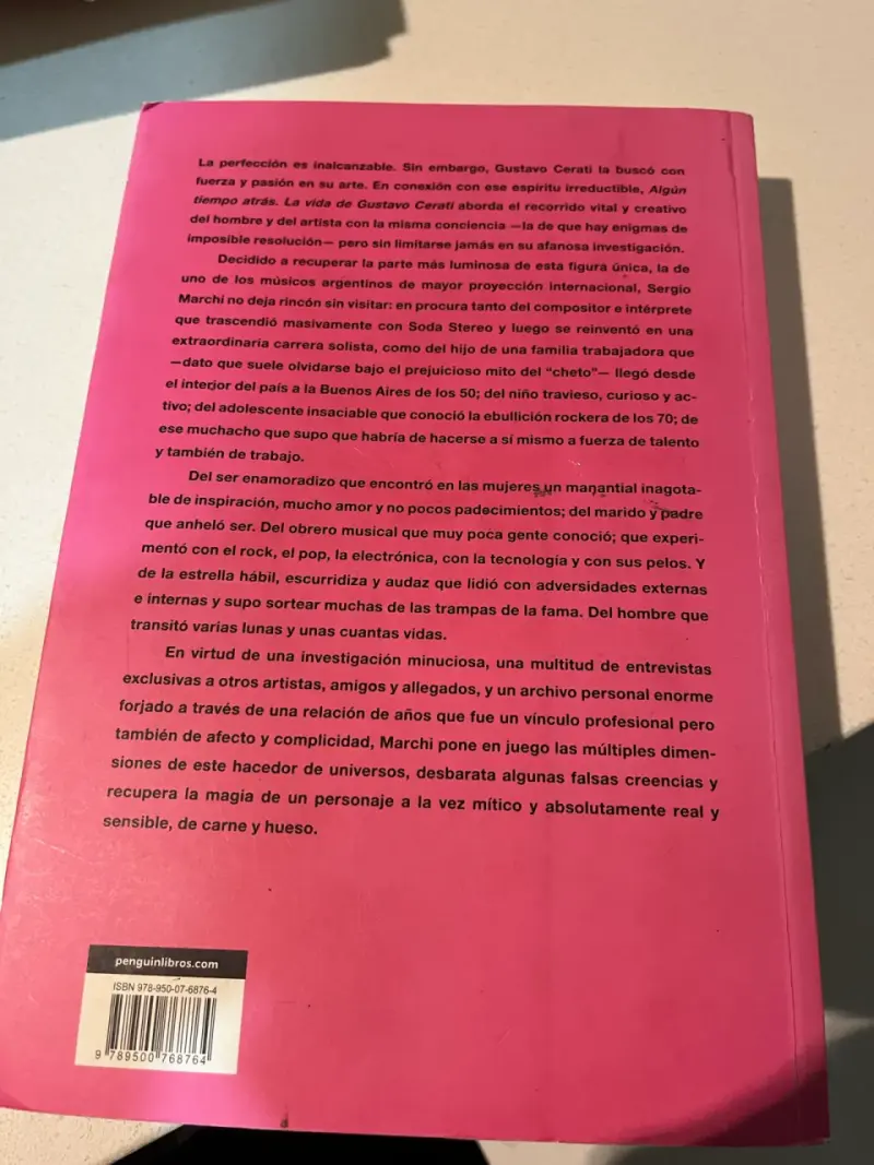 Libro 'Algún tiempo atrás' de Gustavo Cerati - 2