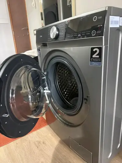 Lavadora secadora Midea 9.5 kg gris - miniatura 4