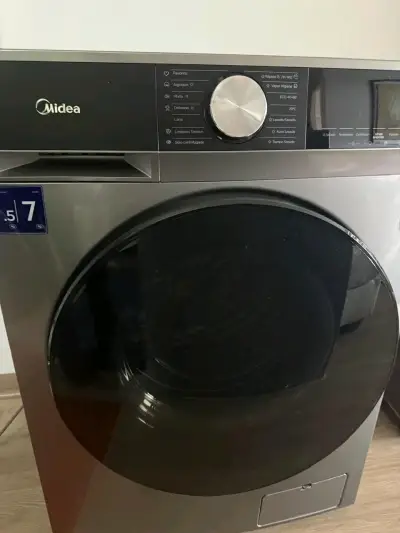 Lavadora secadora Midea 9.5 kg gris - miniatura 6
