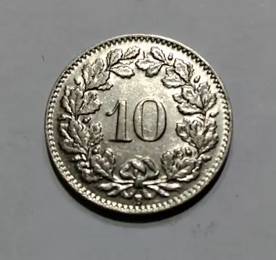 Moneda suiza de nickel 1936 - miniatura 2