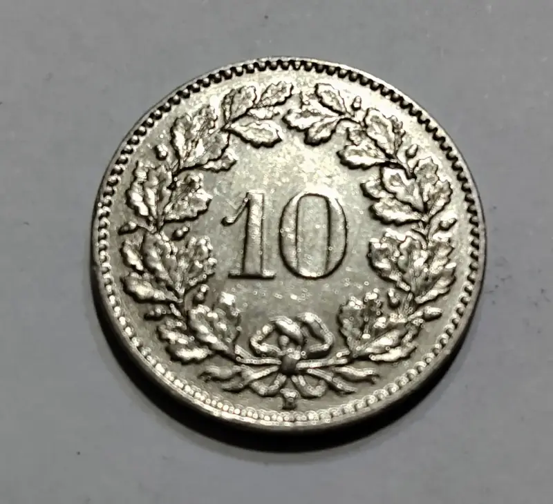 Moneda suiza de Nickel 1937 - 2