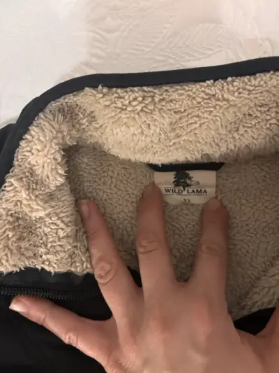 Chaqueta polar bicolor con cierre - miniatura 3