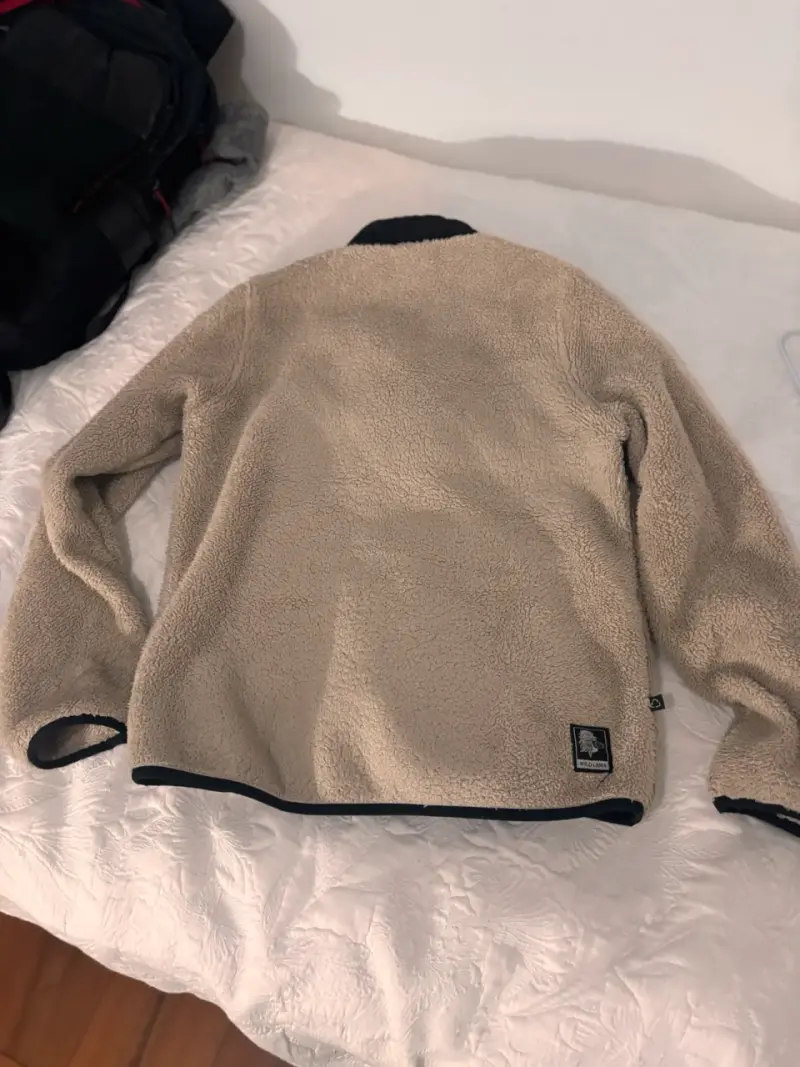 Chaqueta polar bicolor con cierre - 4