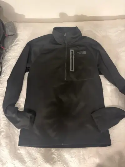 Polerón The North Face negro con cierre - miniatura 1