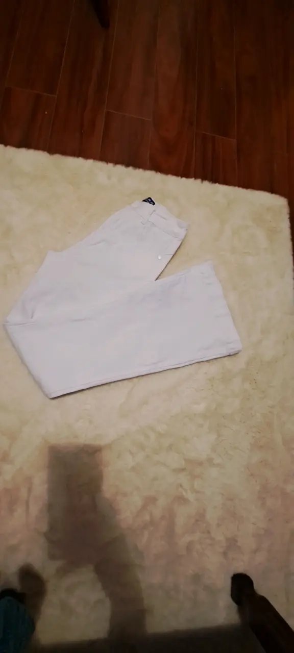 Pantalones blancos casuales para mujer - 1
