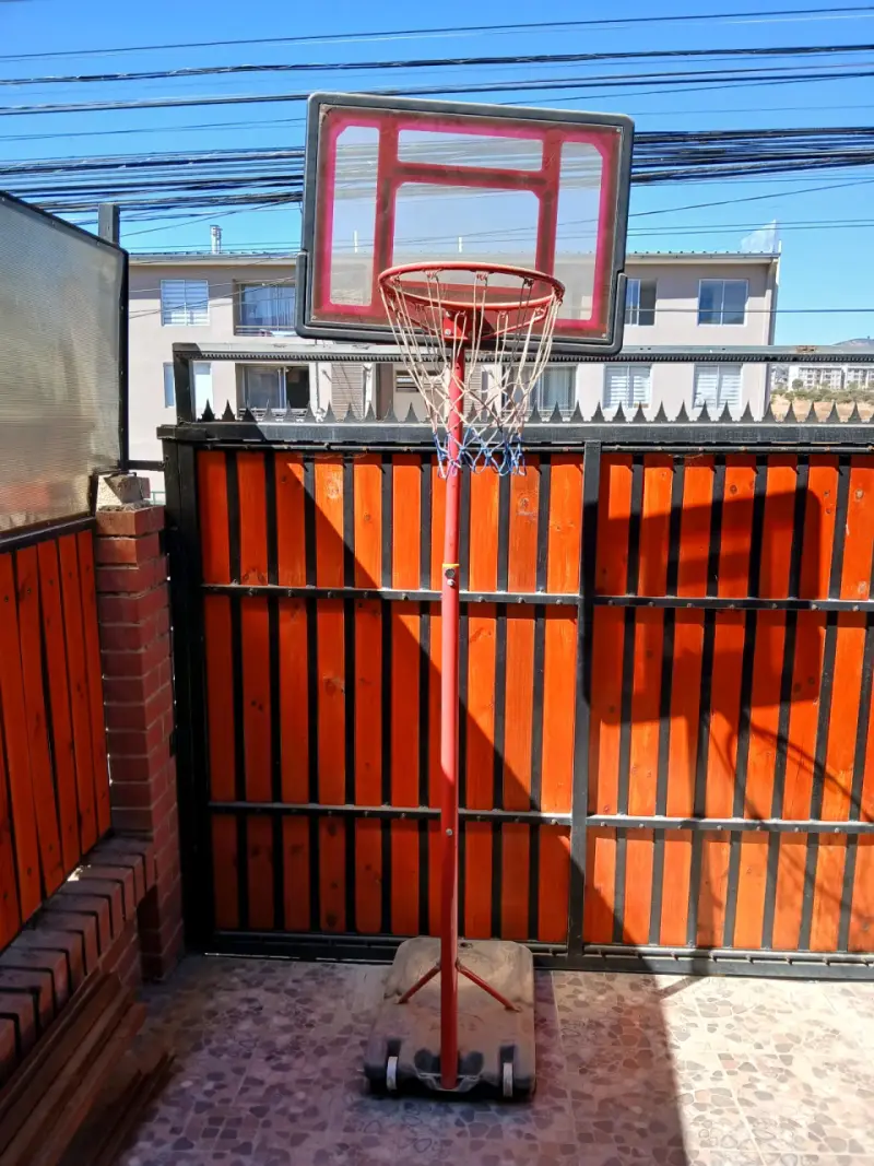 Aro de básquetbol ajustable para exteriores