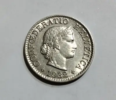 Moneda suiza de Nickel 1932 - miniatura 1