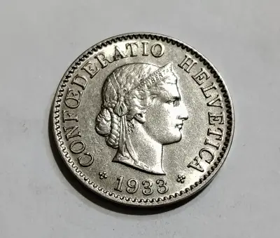 Moneda suiza de Nickel 1933 - miniatura 1